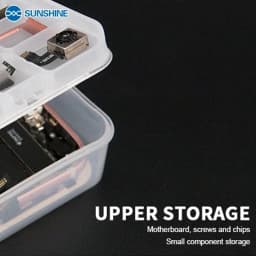 5 Pcs SUNSHINE SS-001A Storage Box for IC Motheboard Parts Mobile Phone Openning Tools Repair Multi Function Storage Box
