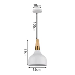 Loft Modern Pendant Light Wood Nordic Hanging Lamp Kitchen Lighting Fixture Industrial Chandelier Hanglamp Living Room Luminaire