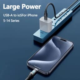 PD 27W Fast Charge Cable LCD Display Transparent Shell Data Transfer, USB A Type-C to Lightning Cord for iPhone 14 Pro Max/13/12