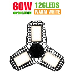 250W LED Bulb E27/E26 Lamp Garage Light AC 220V Folding Deformable High Bay Lamp 110V Spotlight Home Warehouse Workshop Basement