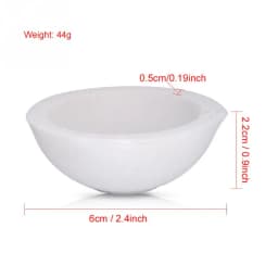 High Temperature Quartz Melting Casting Crucible Dish Bowl Pot For Gold Silver Platinum Refining Metal Jewelry Casting Container