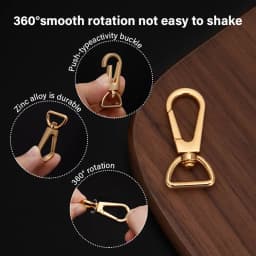 CRAZYSMITH Metal Bag Strap Spring Clip Buckles Lobster Clasp Carabiner Snap Hook DIY KeyChain Handbags Hardware Bag Accessories