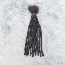 1B# Inter Locs 100% Boho Braids Human Hair Dreadlock Extensions Raw Brazilian Hair Full Handmade Real Loc Extensions 6-20 Inches