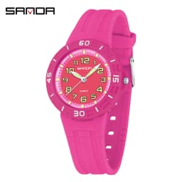 SANDA 6386 Student Quartz Watch 50m Waterproof Luminous Durable Sports Watch for Men and Women Simple and Elegant