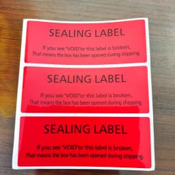 100PCS 80x30mm SEALING LABEL Sticker for Boxes Security OPEN VOID Left If Tampered Removal Proof Water Resistant Vinyl Tag