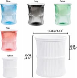 Lazy Hydroponic Flower Pot Automatic Water-Absorbing Flowerpot Transparent Double Layer Plastic Self Watering Planter Office