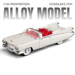 1:24 Eldorado EVO Miniature Toy Sports Car Models Alloy Diecast Sound Light Doors Opened Pull Back Sports Cars for Boys Gifts