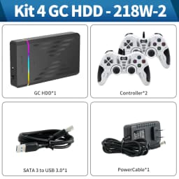 3TB Gaming HDD Playnite&Retrobat&Launchbox Retro Game Console with 17000+ Games for PS4/PS3/PS2/Wii/Wiiu/SS and WIN PC/Laptop