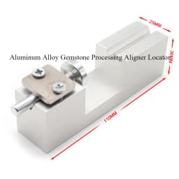 1pcs Aluminum Alloy Gemstone Processing Aligner Locator Level Seat Jewelry Processing Tool Butt Leveler Vertical Horizontal