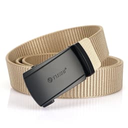 TUSHI New Tactical Belt Metal Automatic Buckle Quick Release Belt Alloy Casual Tooling Training Belt Men's Trousers Outdoor Belt
