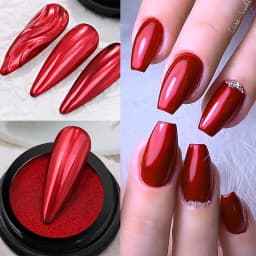 1pc 19Colors Nail Glitter Mirror Powder Chrome Solid Dust Pigment Metallic Effect Nail Art UV Gel Polish Decoration Accessories