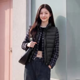 Semir Women Down Vest Thermal Warmth Lightweight 90 Percent Down Fill Slim Fit Stand Collar Layering Solid Color 2026 New