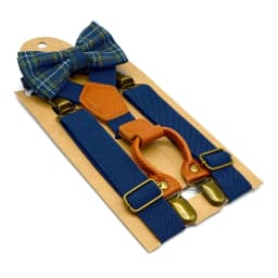 Child Kids Adjustable Elastic Suspenders Bow Tie Set for Children Boys Girls Wedding Birthday Costume Party Fashion Accessories