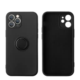 Liquid Silicone Magnetic Bracket Ring Phone Cases For IPhone 15 14 13 12 11 Pro Max Mini X XS XR 8 7 Plus Shockproof Back Cover