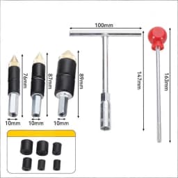 11Pcs Emergency Pipe Water Stopper Kit 304 Stainless Steel Hot Melt Water Stop Tool Sturdy PPR Tube Water Stop Needle for Tube