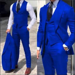 Classy Wedding Tuxedos Suits Slim Fit Bridegroom For Men 3 Pieces Groomsmen Suit Male Cheap Formal Business (Jacket+Vest+Pants