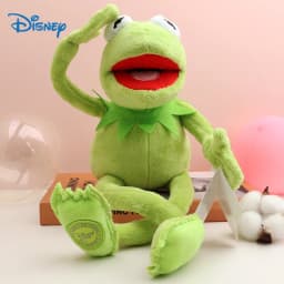 Cartoon Kermit The Frog Plush Toys Adjustable Cute Anime Things Stuffed Animals Dolls Kawaii Decor Children Birthday Xmas Gifts
