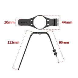 Modification Kit Aluminum Metal Case+Silicone Strap for Swatch X AP Royal Pop Pocket Watch Changer To Wristwatch Accessories