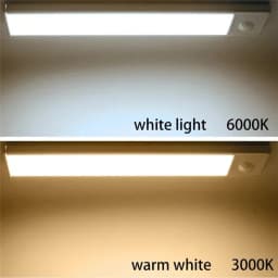 Under Cabinet Lights,USB Rechargeable Kitchen Cupboard Night Light,Battery Operated Counter Closet Lighting,Motion Detector