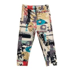 Printing Pants Women High Quality Capris High Waisted Floral Lady's Fitness Leggings Seventh Elastic Slim Short Leggings