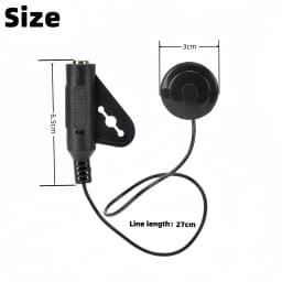 Miwayer Piezo Contact Pickup Mic Durable Clip-On for Acoustic Guitar/Ukulele/Mandolin/Violin/Banjo/Kalimba/Thumb Piano