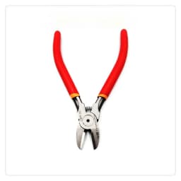 Watchmaker's Flush Cut Pliers - Tungsten Carbide Angled Cutters for Jewelry Repair