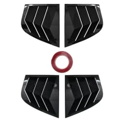 For Kia Stinger 2018-2022 Side Window Louvers Spare Parts Premium Durable Replaces Sunshade Cover Air Vent Louvers