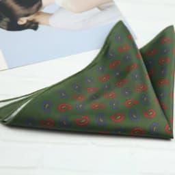 2026 Oversized Silky Pocket Square For Men 27CM Luxury Floral Dots Pocket Square Wedding Hanky Paisley Chest Towel Suits Scarf