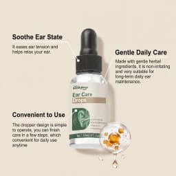 30ml Ear Care Drops Non-Irritating Tinnitus Relief Drops Soothe Ear Discomfort Daily Ear Health Gentle Care For Use