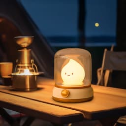 Candle Night Light Cute Flame Lamp Desktop LED Decorative Light USB Rechargeable Night Light Bedroom Creative Children's Gift