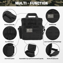 18L Tactical Lunch Box for Men Expandable Heavy Duty Insulated Cooler Bag Leakproof Thermal Bag Work Camping Outdoor Picnic