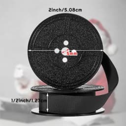 4 Pairs Universal Typewriter Ribbon Durable Portable Compatible with Most Vintage Manual Typewriter Calculator Ribbon
