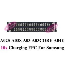 10pcs Charging Connector FPC For Samsung S25 S24 S23 S26 A15 A12 A72 A73 A05S A51 A71 A54 Motherboard FPC Connector 78Pin