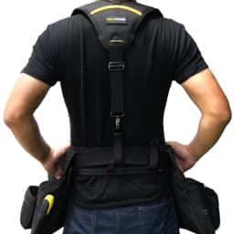Tool Belt Suspenders Y Type Construction Work Suspenders For Man Duty Belt Harness Padded Adjustable Braces For Men