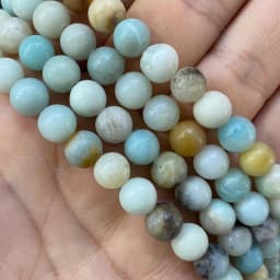 Natural Stone Amethyst Green Jade Agate Rose Quartz Apatite Turquoise Round Bead for Jewelry Make Diy Women Bracelet Accessories