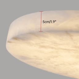 Modern Simple LED Natural Marble Ceiling Lamp Living Room Bedroom Corridor Circular Ultra-thin All-copper Wall Lamp Indoor Decor