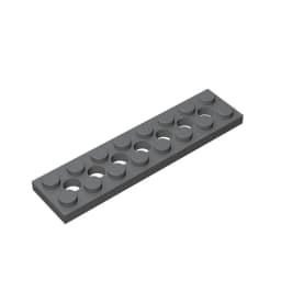Gobricks GDS-699 Technical, Plate 2 x 8 with 7 Holes compatible with lego 3738 pieces of children's toys Building Blocks