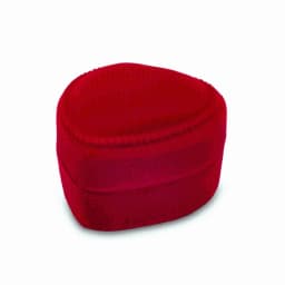 Red Love Single Ring Box Pendant Box Ring Organizer Jewelry Gift Storage for Wedding Proposal Engagement Ceremony