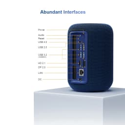 Chatreey Mini PC R7 8745HS Gaming Desktop Computer with WiFi 6/Bluetooth 5.2/HDMI/USB 4