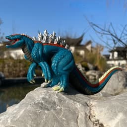 2024 New Godzilla VS King Kong Action Anime Figurie Large Godzilla King Ghidorah Soft Glue Monster Doll Model Ornaments Toys