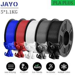JAYO PLA Plus 3D Printer Filament 5 Rolls Filament PLA PLUS 23 Colors 1.75mm FDM 3D Printer Materials Support Free Combination