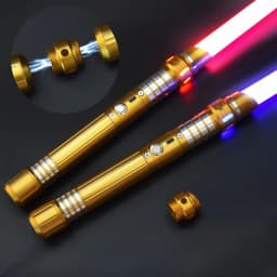 RGB EMetal Lightsaber Dueling Smooth Swing Sword Sabre De Luz 14 Color Changing with Sounds Flashing Toy