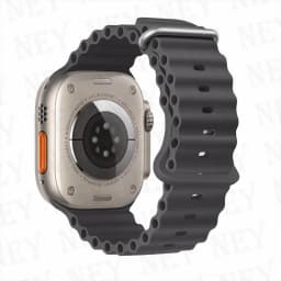 Ocean Band for Apple Watch Ultra 2 49mm 44mm 45mm 42mm 38/40/41mm silicone bracelet correa iwatch series 9 8 7 se 6 5 4 3 strap