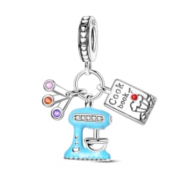 Boutique Unique 925 Sterling Silver Stars & Moon Dream Catcher Dreamy Blue Dangle Charm Fit Original Bracelet Fashion Jewelry