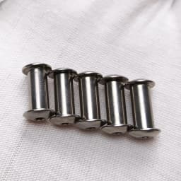 4 Sets Diy Knife Handle Material Making Screws M3.5 Folding Knife Screw T8 Plum Rivet Shank Slotted Nail 5mm Hole Lock Screw