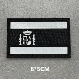 3D Tactical Patches IR Reflective Badge on Backpack Vest Clothing DIY Morale Tactical Badges Hook&Loop Laser Cut Supplies