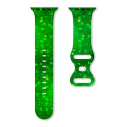 St. Patrick's Day Strap for Apple Watch Band 45mm 40mm 44mm Easter Day Printed Silicone bracelet iWatch series 9 8 7 se ultra 2
