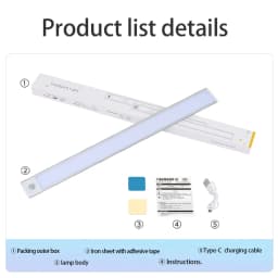 LED Night Light Motion Sensor Light Wireless USB led Cabinet Night Wardrobe Lamp For Kitchen Cabinet Bedroom Wardrobe Sensor LED