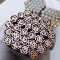 1piece New 8mm Mosaic Pin for Knife Handle Decorative Rivets Colored Resin Filling Mosaics Rivets Nail Steel Tube Length 60mm