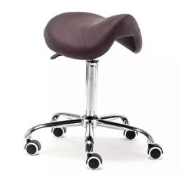 Ergonomic Saddle Stool Adjustable Swivel Chair For Barber Tattoo Massage Nail Technician Workshop Office Rolling Task Chair